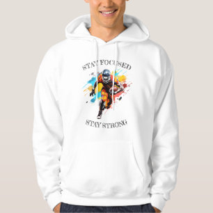 Herren Basic Kapuzenpullover Motivation Hoodie