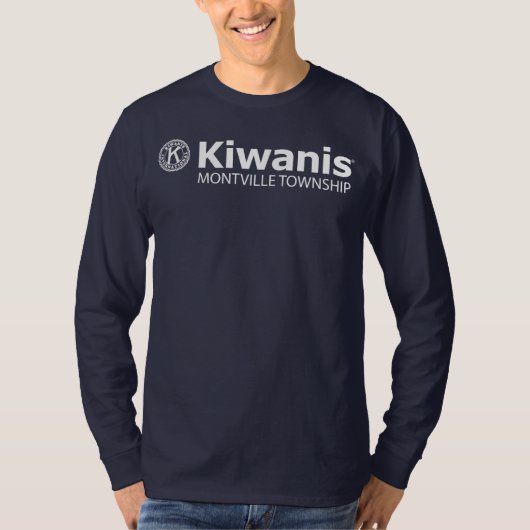 Herren Basic Langarm T-Shirt (Vorderseite)