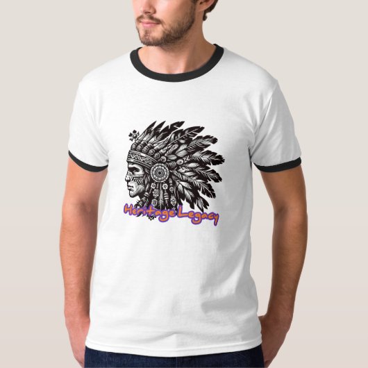 Herren Basic Ringel T-Shirt (Vorderseite)