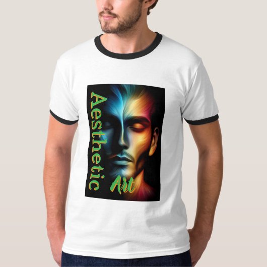 Herren Basic Ringel T-Shirt (Vorderseite)