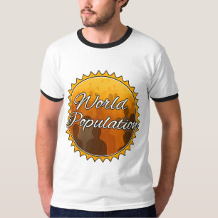 Herren Basic Ringel T-Shirt