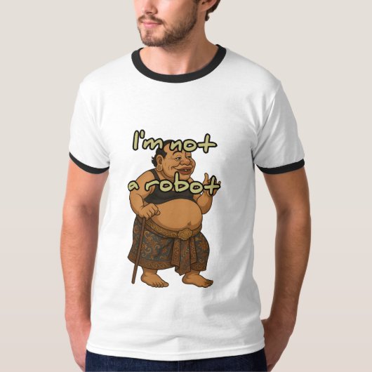 Herren Basic Ringel T-Shirt (Vorderseite)