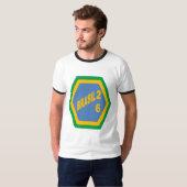 Herren Basic Ringer T-Shirt BRASIL 26 (Vorne ganz)