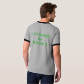 Herren Basic Ringer T-Shirt mit Logo (Schwarz voll)