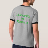 Herren Basic Ringer T-Shirt mit Logo (Rückseite)