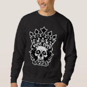 Herren Basic Sweatshirt mit King Skull Logo (Vorderseite)