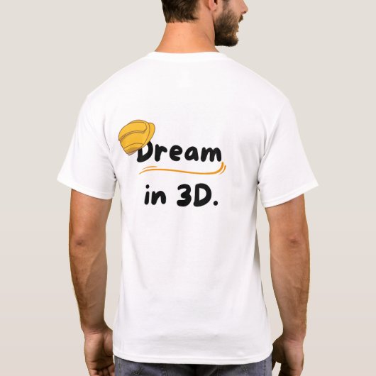 Herren Basic T-Shirt (Rückseite)