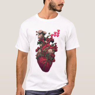 Herren Basic T-Shirt, die Anatomie der Liebe  T-Shirt