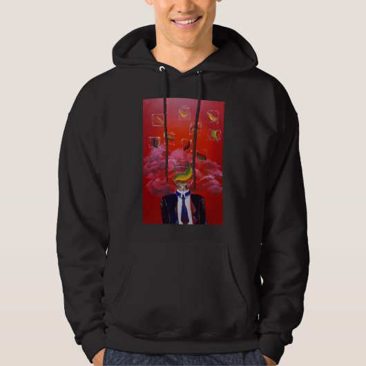 Herren Basic T-Shirt Hoodie (Vorderseite)