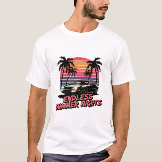 Herren Basic T-Shirt Sommer Stimmung