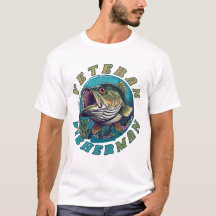 Herren Basic T-Shirt Veteran Fischer