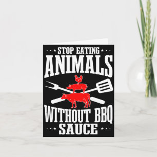 Herren BBQ-Liebhaber grillen Barbecue-Chef Brisket Karte