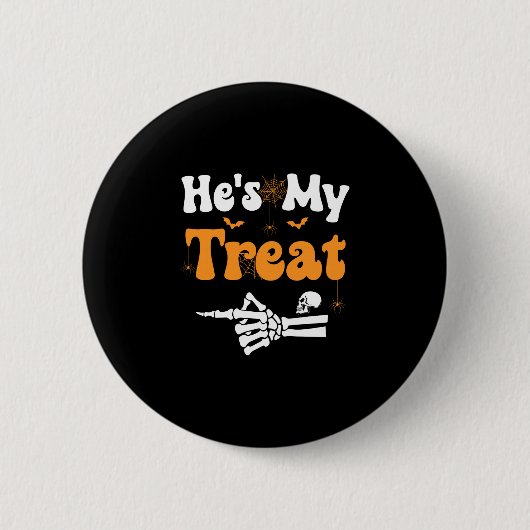 Herren behandeln Skelett-Paare passende Paare Button (Vorderseite)