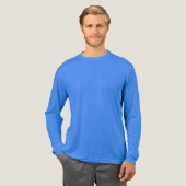 Herren Bella + Leinwand Langschläfer Premium Komfo Tri-Blend Shirt (Volle Vorderseite)