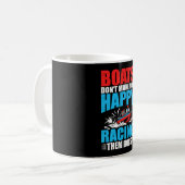 Herren Boot Fahrer Drag Boating Boot Rennfahrer Fa Kaffeetasse (Vorderseite Links)