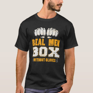 Herren Box ohne Gloves Bareknuckle Boxing T-Shirt