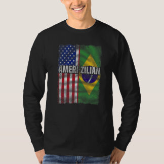 Herren Brasil Stolze Brasilianer Brasilianische Wu T-Shirt