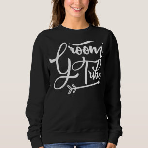 Herren Bräutigam Stamm Süße Hochzeit Passende Fris Sweatshirt