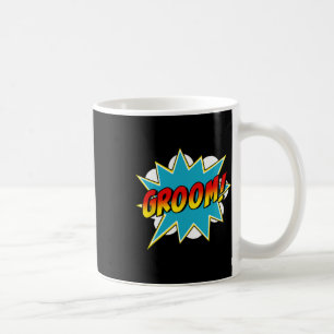 Herren Bräutigam Superheld Junggeselle Junggeselle Kaffeetasse