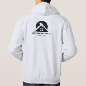 Herren Business Hoodie (Rückseite)
