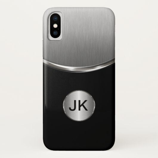Herren Business Professional Monogramm Case-Mate iPhone Hülle (Rückseite)