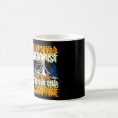 Herren Camping Lagerfeuer Camp Leben Wald Camper Kaffeetasse (VorderseiteRechts)