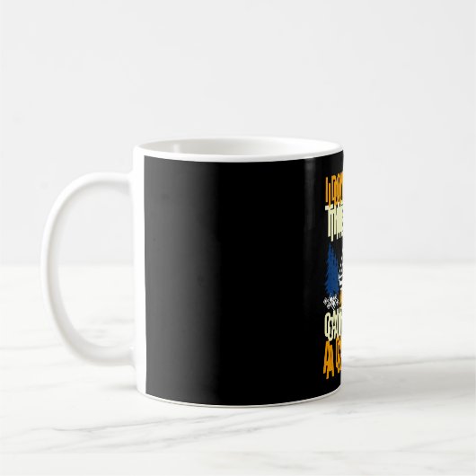 Herren Camping Lagerfeuer Camp Leben Wald Camper Kaffeetasse (Links)
