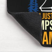 Herren Camping Lagerfeuer Camp Leben Wald Camper Mousepad (Ecke)