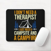 Herren Camping Lagerfeuer Camp Leben Wald Camper Mousepad (Mit Mouse)