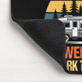 Herren Camping Lagerfeuer Camp Leben Wald Camper Mousepad (Ecke)