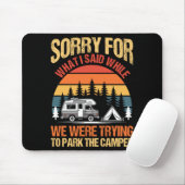 Herren Camping Lagerfeuer Camp Leben Wald Camper Mousepad (Mit Mouse)