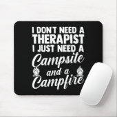Herren Camping Lagerfeuer Camp Leben Wald Camper Mousepad (Mit Mouse)