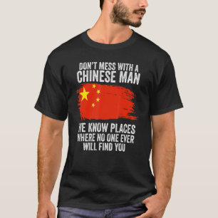 Herren Chinesische Flagge China T-Shirt