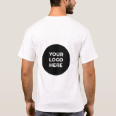 Herren Classic T-Shirt mit Ihrem Logo/Text (Rückseite)