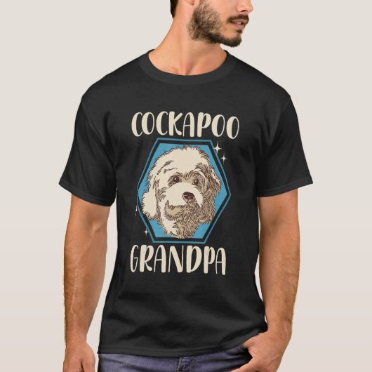 Herren Cockapoo Opa Spoodle Hundebesitzer Cockapoo T-Shirt (Vorderseite)