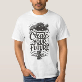 Herren Create Your Future Inspirierendes Mystische T-Shirt