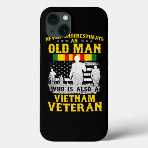 Herren Dad Opa Vietnam Veteran Vintage T-Shirt Män Case-Mate iPhone Hülle