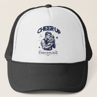 HERREN-DADDY-CHEER-UP-LASTWAGENFAHRERMÜTZE TRUCKERKAPPE