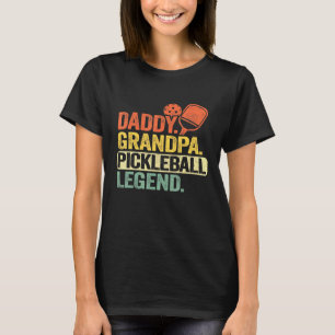 Herren Daddy Opa Pickleball Legende Vintage Männer T-Shirt