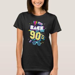 Herren Damen Kinder Vintage Retro Zurück in die 90 T-Shirt