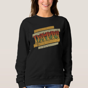 Herren Dappy Retro Vintage Stiefvater Sweatshirt