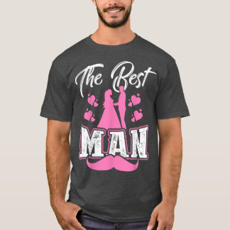 Herren Der Trauzeuge Bräutigam Junggeselle T-Shirt