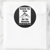 Herren der Vorstände Runder Aufkleber (Tasche)