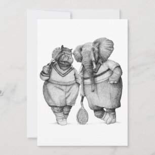 Herren des Gerichts (s/w) Einladung