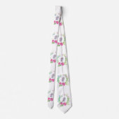 Herren Designer Blumen Elefant Krawatte (Rückseite)