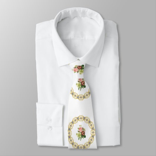Herren Designer Blumenmuster Krawatte (Gebunden)