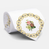 Herren Designer Blumenmuster Krawatte (Gerollt)