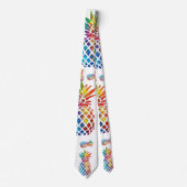 Herren Designer Krawatten Ananas (Vorderseite)