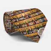 Herren Designer Krawatten Bier (Gerollt)