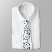 Herren Designer Krawatten Blau (Gebunden)